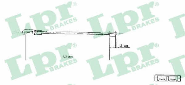 LPR C0578B Cable Pull, parking brake C0578B: Buy near me in Poland at 2407.PL - Good price!