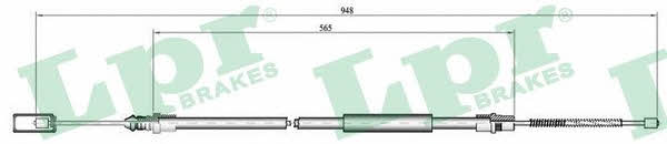 LPR C0723B Cable Pull, parking brake C0723B: Buy near me in Poland at 2407.PL - Good price!