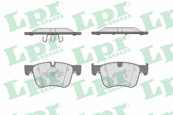 LPR 05P1853 Тормозные колодки дисковые, комплект 05P1853: Купить в Польше - Отличная цена на 2407.PL!