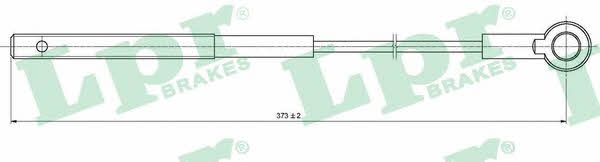 LPR C1101B Cable Pull, parking brake C1101B: Buy near me in Poland at 2407.PL - Good price!