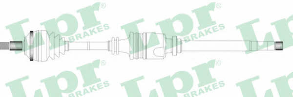 LPR DS16089 Drive shaft DS16089: Buy near me in Poland at 2407.PL - Good price!