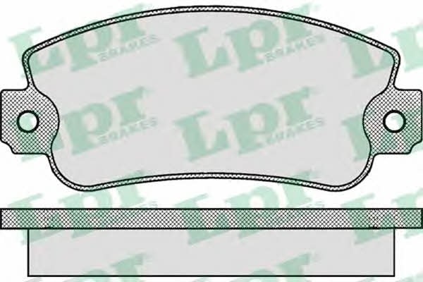 LPR 05P006 Тормозные колодки дисковые, комплект 05P006: Отличная цена - Купить в Польше на 2407.PL!