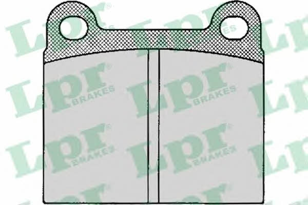 LPR 05P024 Brake Pad Set, disc brake 05P024: Buy near me in Poland at 2407.PL - Good price!