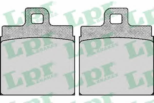 LPR 05P029 Brake Pad Set, disc brake 05P029: Buy near me in Poland at 2407.PL - Good price!