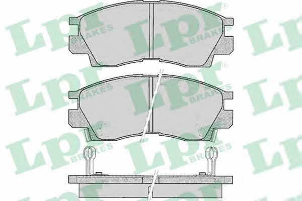 LPR 05P042 Brake Pad Set, disc brake 05P042: Buy near me in Poland at 2407.PL - Good price!