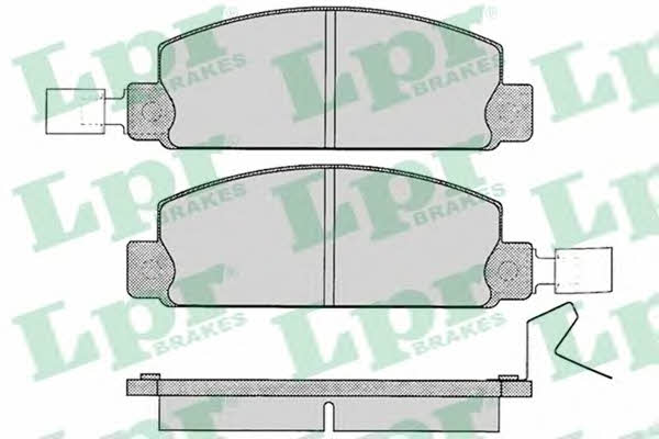 LPR 05P051 Brake Pad Set, disc brake 05P051: Buy near me at 2407.PL in Poland at an Affordable price!