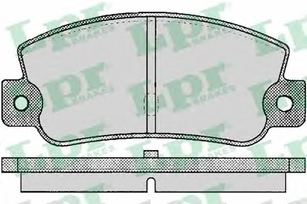 LPR 05P095 Brake Pad Set, disc brake 05P095: Buy near me in Poland at 2407.PL - Good price!