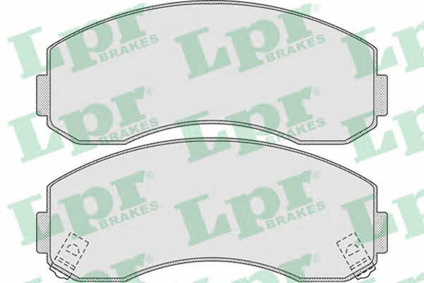 LPR 05P1007 Brake Pad Set, disc brake 05P1007: Buy near me in Poland at 2407.PL - Good price!