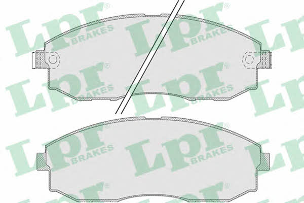 LPR 05P1015 Brake Pad Set, disc brake 05P1015: Buy near me in Poland at 2407.PL - Good price!
