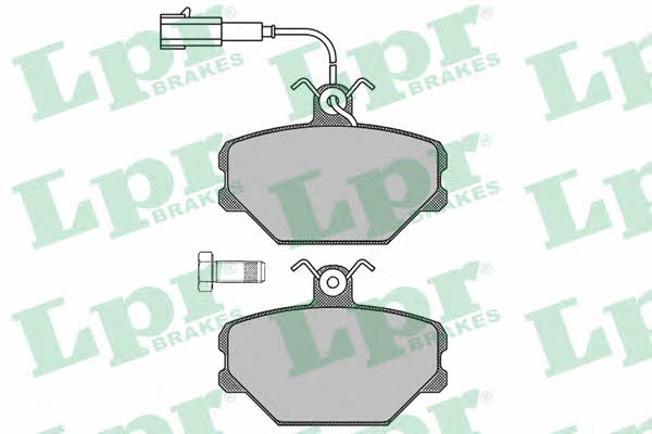 LPR 05P102 Brake Pad Set, disc brake 05P102: Buy near me in Poland at 2407.PL - Good price!