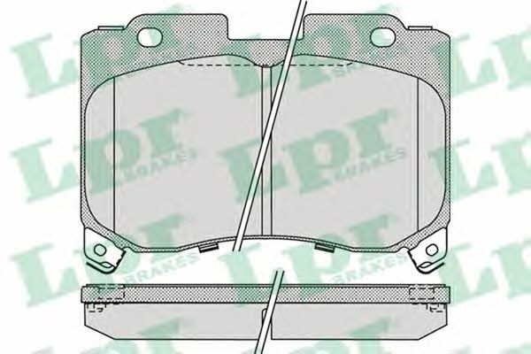 LPR 05P1023 Тормозные колодки дисковые, комплект 05P1023: Купить в Польше - Отличная цена на 2407.PL!