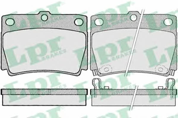 LPR 05P1029 Scheibenbremsbeläge, Set 05P1029: Kaufen Sie zu einem guten Preis in Polen bei 2407.PL!