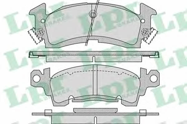 LPR 05P1032 Brake Pad Set, disc brake 05P1032: Buy near me in Poland at 2407.PL - Good price!