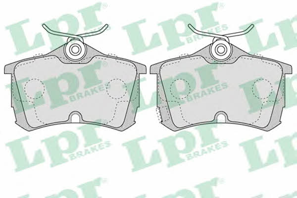 LPR 05P1037 Brake Pad Set, disc brake 05P1037: Buy near me in Poland at 2407.PL - Good price!