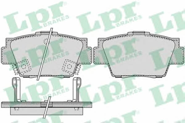LPR 05P1038 Brake Pad Set, disc brake 05P1038: Buy near me in Poland at 2407.PL - Good price!
