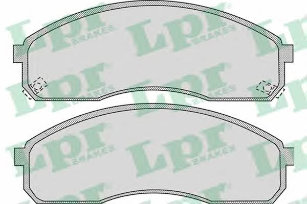 LPR 05P1072 Тормозные колодки дисковые, комплект 05P1072: Отличная цена - Купить в Польше на 2407.PL!