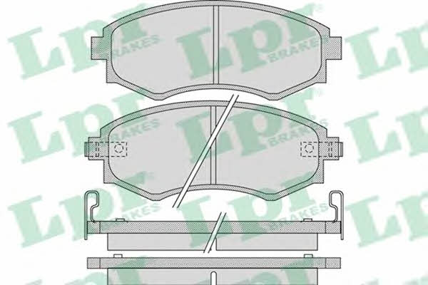LPR 05P1097 Brake Pad Set, disc brake 05P1097: Buy near me in Poland at 2407.PL - Good price!