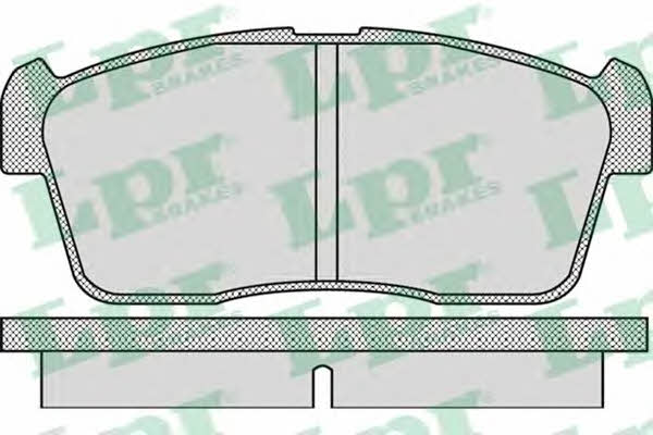 LPR 05P1110 Brake Pad Set, disc brake 05P1110: Buy near me in Poland at 2407.PL - Good price!