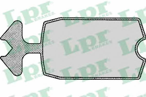 LPR 05P115 Brake Pad Set, disc brake 05P115: Buy near me at 2407.PL in Poland at an Affordable price!