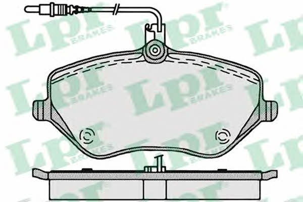 LPR 05P1202 Brake Pad Set, disc brake 05P1202: Buy near me in Poland at 2407.PL - Good price!