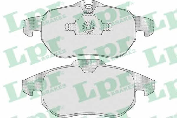 LPR 05P1216 Brake Pad Set, disc brake 05P1216: Buy near me in Poland at 2407.PL - Good price!