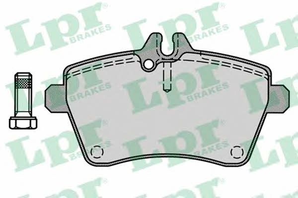 LPR 05P1242 Brake Pad Set, disc brake 05P1242: Buy near me at 2407.PL in Poland at an Affordable price!