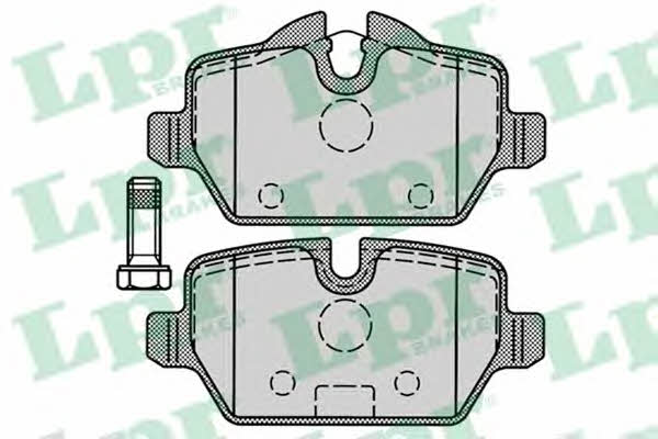 LPR 05P1249 Brake Pad Set, disc brake 05P1249: Buy near me in Poland at 2407.PL - Good price!