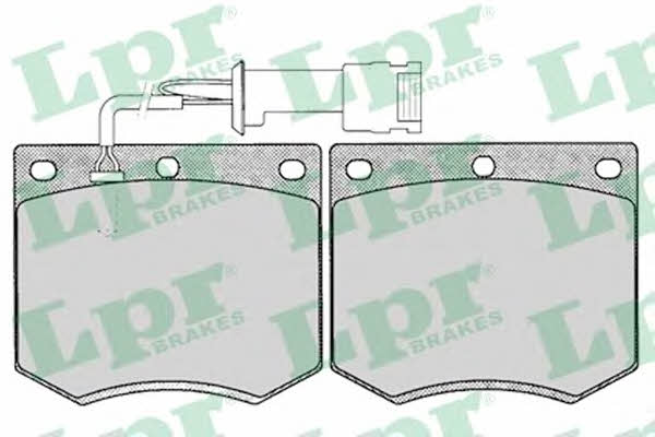 LPR 05P125 Brake Pad Set, disc brake 05P125: Buy near me in Poland at 2407.PL - Good price!