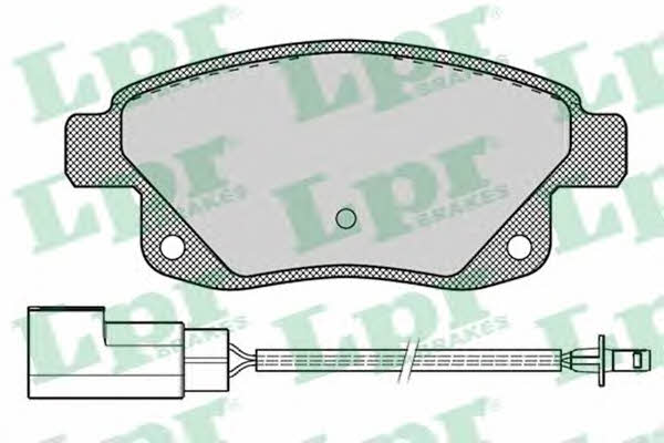 LPR 05P1261 Brake Pad Set, disc brake 05P1261: Buy near me in Poland at 2407.PL - Good price!