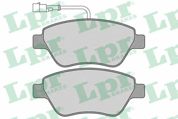 LPR 05P1266 Brake Pad Set, disc brake 05P1266: Buy near me in Poland at 2407.PL - Good price!