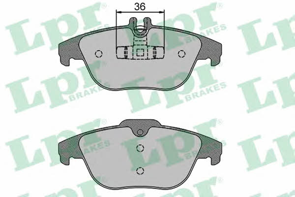 LPR 05P1274 Brake Pad Set, disc brake 05P1274: Buy near me in Poland at 2407.PL - Good price!