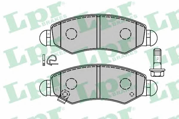 LPR 05P1280 Тормозные колодки дисковые, комплект 05P1280: Отличная цена - Купить в Польше на 2407.PL!