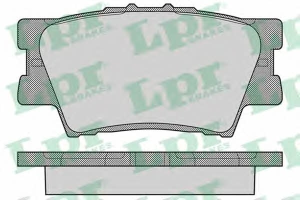 LPR 05P1281 Brake Pad Set, disc brake 05P1281: Buy near me in Poland at 2407.PL - Good price!