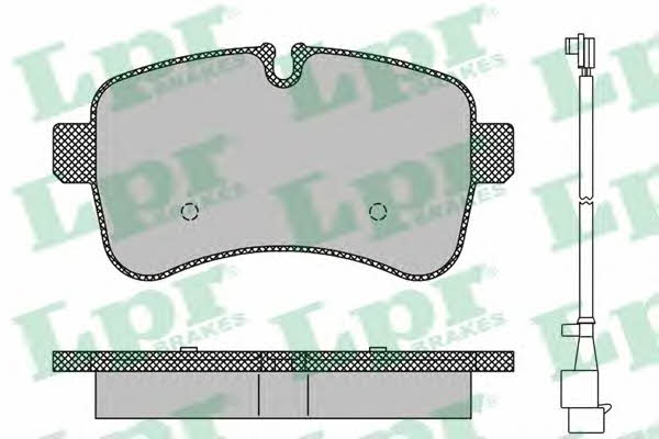LPR 05P1296A Brake Pad Set, disc brake 05P1296A: Buy near me in Poland at 2407.PL - Good price!