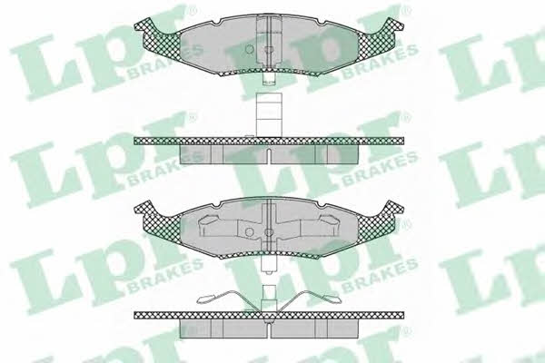 LPR 05P1352 Brake Pad Set, disc brake 05P1352: Buy near me in Poland at 2407.PL - Good price!