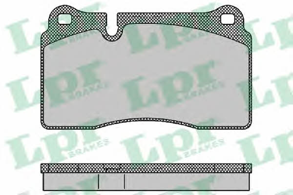 LPR 05P1376 Brake Pad Set, disc brake 05P1376: Buy near me in Poland at 2407.PL - Good price!