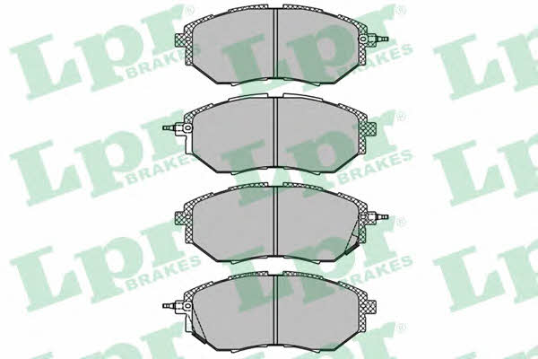 LPR 05P1402 Brake Pad Set, disc brake 05P1402: Buy near me in Poland at 2407.PL - Good price!