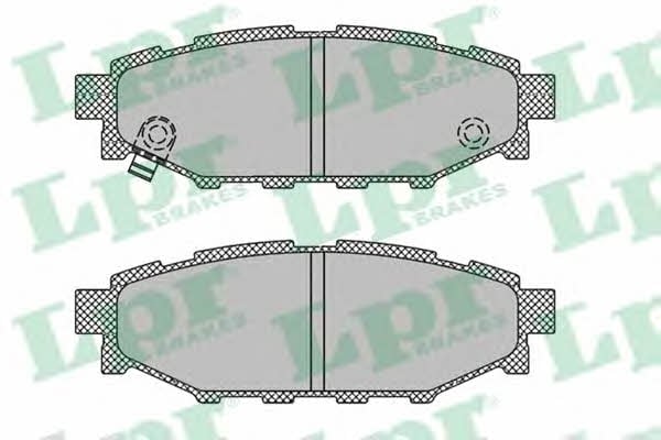 LPR 05P1408 Brake Pad Set, disc brake 05P1408: Buy near me at 2407.PL in Poland at an Affordable price!