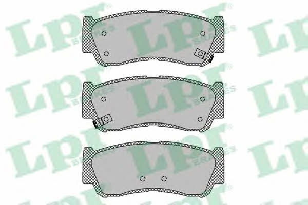 LPR 05P1417 Brake Pad Set, disc brake 05P1417: Buy near me in Poland at 2407.PL - Good price!
