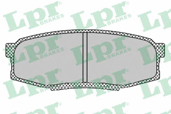 LPR 05P1419 Brake Pad Set, disc brake 05P1419: Buy near me at 2407.PL in Poland at an Affordable price!