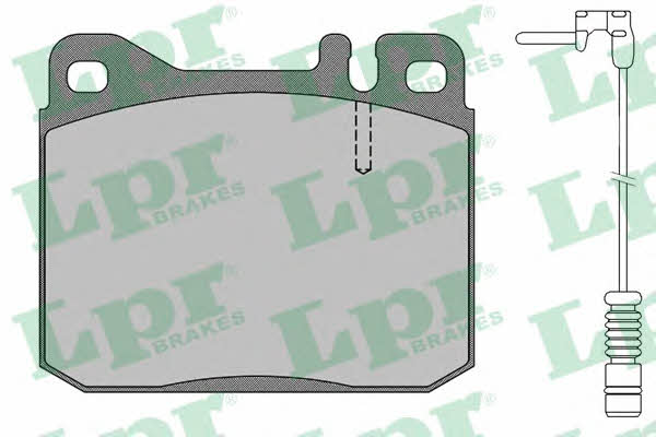 LPR 05P141A Brake Pad Set, disc brake 05P141A: Buy near me in Poland at 2407.PL - Good price!