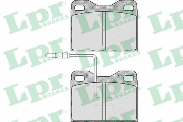 LPR 05P148 Brake Pad Set, disc brake 05P148: Buy near me in Poland at 2407.PL - Good price!