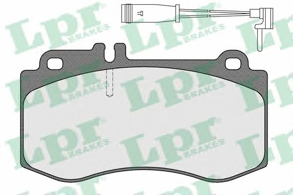 LPR 05P1592A Brake Pad Set, disc brake 05P1592A: Buy near me in Poland at 2407.PL - Good price!