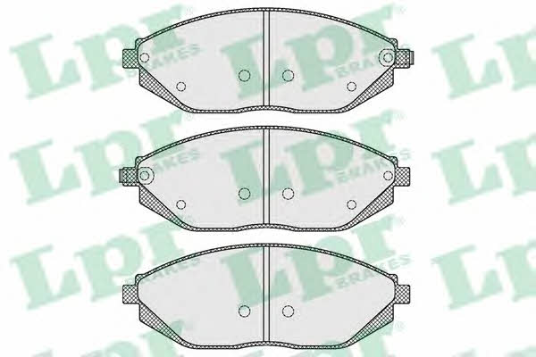 LPR 05P1629 Brake Pad Set, disc brake 05P1629: Buy near me in Poland at 2407.PL - Good price!