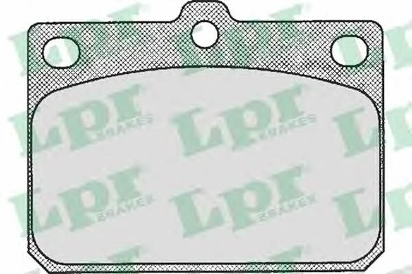 LPR 05P164 Тормозные колодки дисковые, комплект 05P164: Отличная цена - Купить в Польше на 2407.PL!