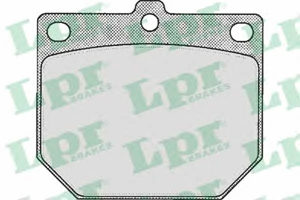 LPR 05P166 Brake Pad Set, disc brake 05P166: Buy near me in Poland at 2407.PL - Good price!
