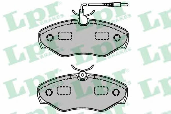 LPR 05P1660 Brake Pad Set, disc brake 05P1660: Buy near me in Poland at 2407.PL - Good price!