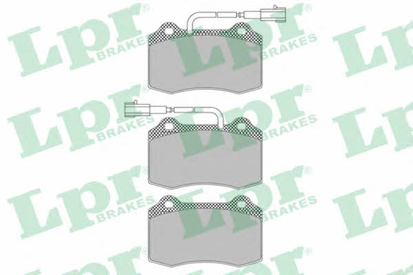 LPR 05P1665 Brake Pad Set, disc brake 05P1665: Buy near me in Poland at 2407.PL - Good price!