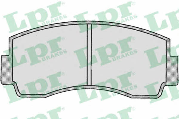 LPR 05P167 Brake Pad Set, disc brake 05P167: Buy near me at 2407.PL in Poland at an Affordable price!