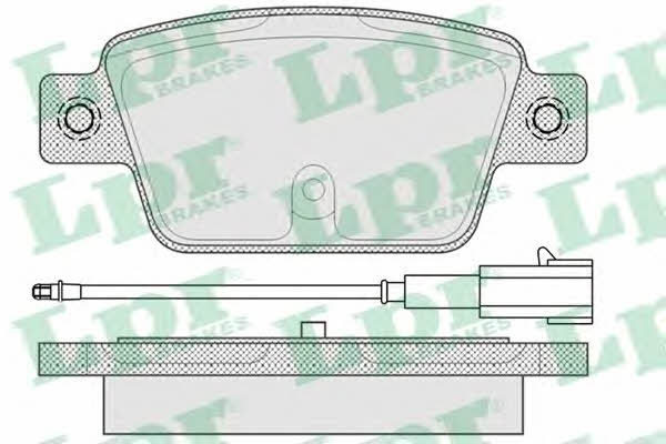 LPR 05P1676 Brake Pad Set, disc brake 05P1676: Buy near me in Poland at 2407.PL - Good price!